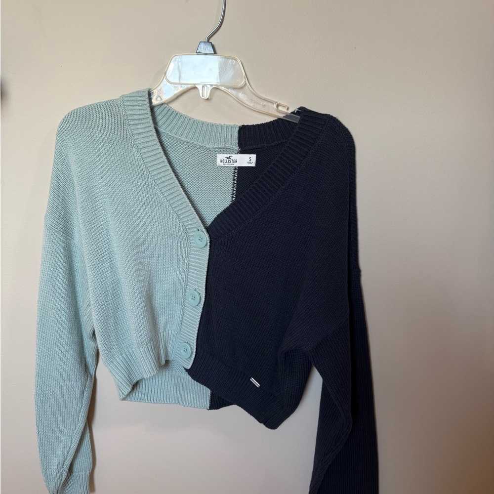 Wild Fable Mint and Navy Cardigan